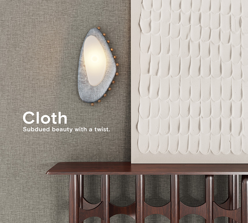 Cloth: SUbdued beauty with a twist.