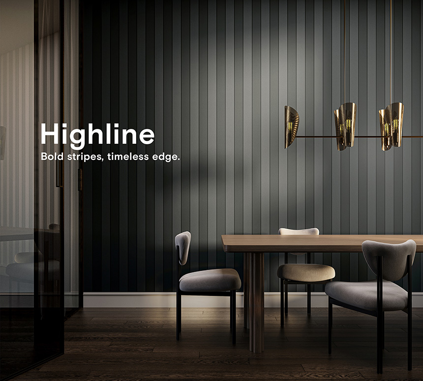 Highline: Bold stripes, timeless edge.